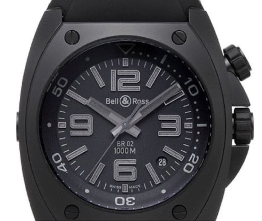 お値下げ❣️Bell & Ross BR 02 ブラック 時計