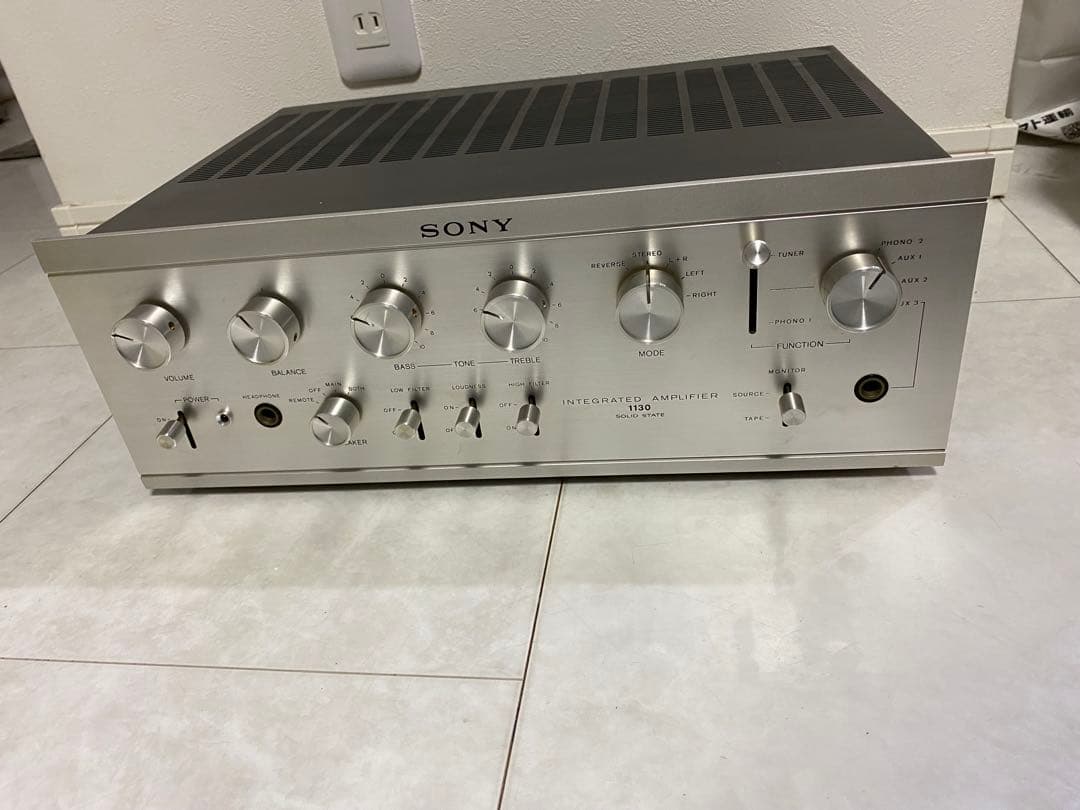 ジャンク　SONY ソニー　TA-1130 プリメインアンプ