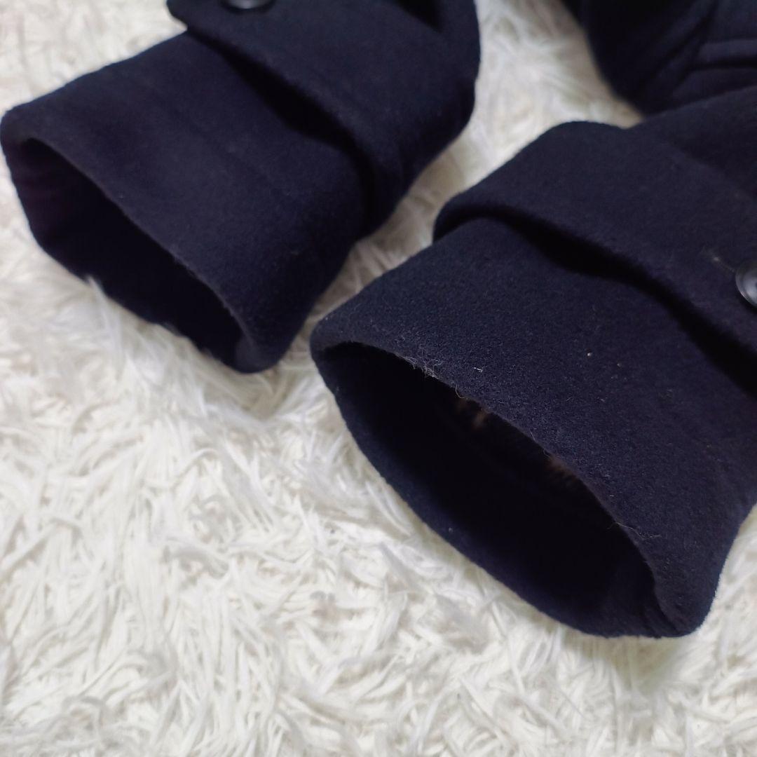 ブルーブルー ダッフルコート イングランド製 裏地チェック