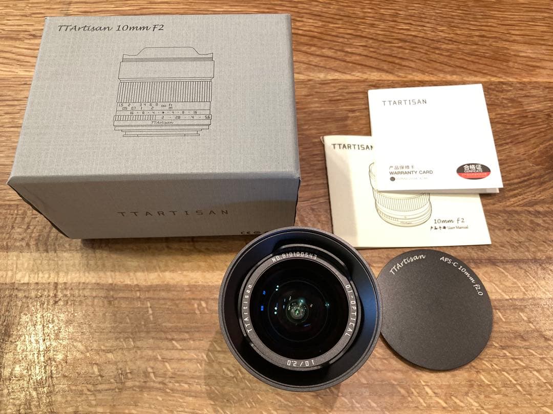 ttartisan xマウント フジ 10mm f2
