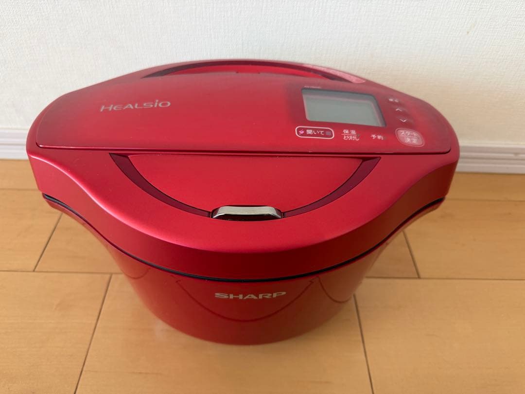 【ホットクック2.4L】 SHARP KN-HW24C-R 本体・付属品あり