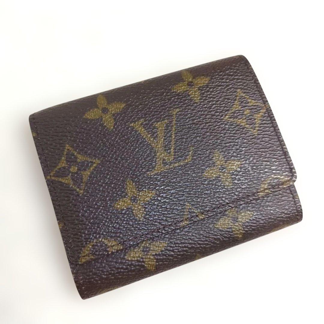 ✨外観美品✨LOUIS VUITTON✨モノグラム カードケース 名刺入二つ折り