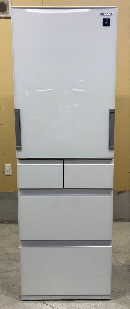 美品 どっちもドア SHARP シャープ 冷蔵庫 SJ-G451H-W 412L