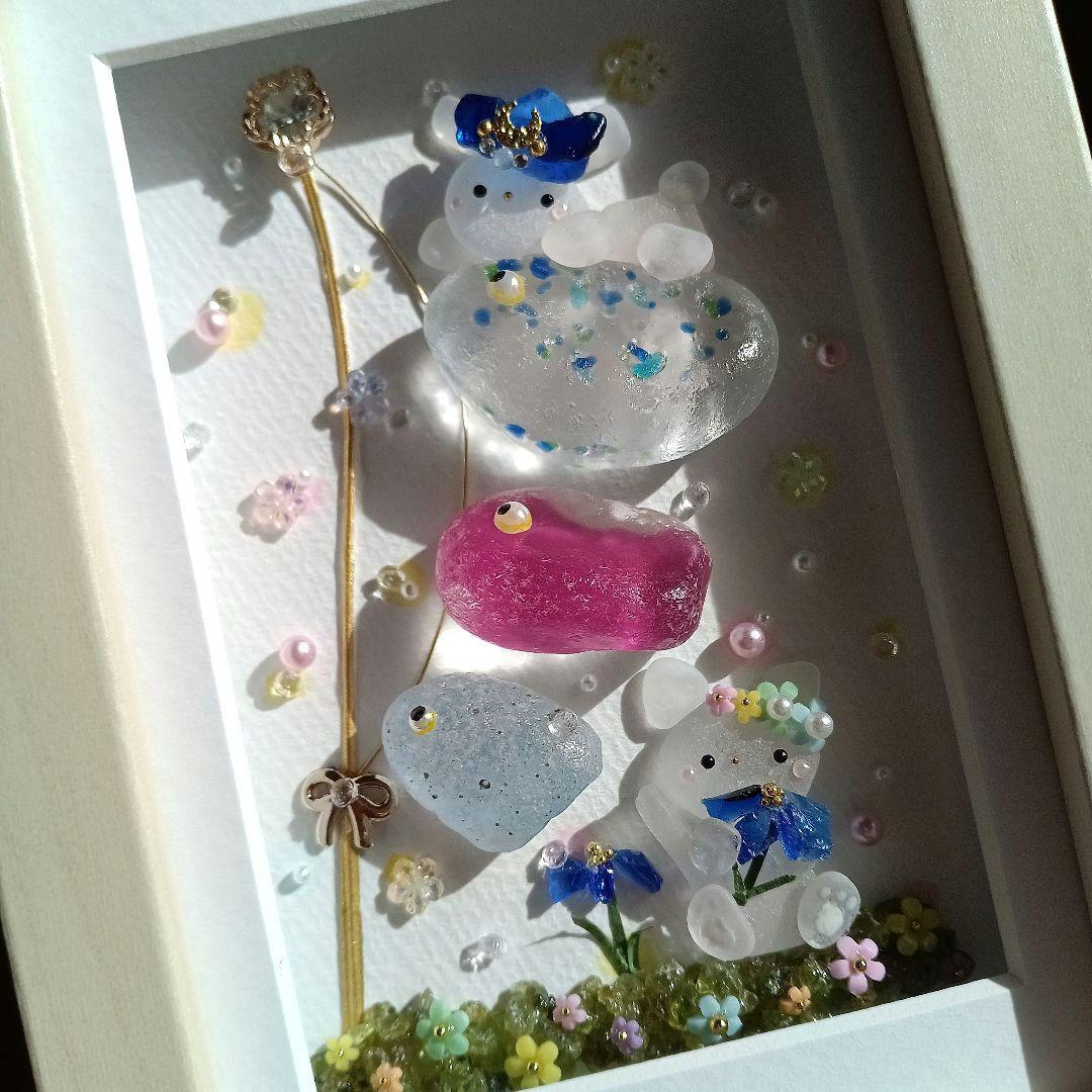 シーグラスアート　♡メルヘン夢みるこいのぼり♡