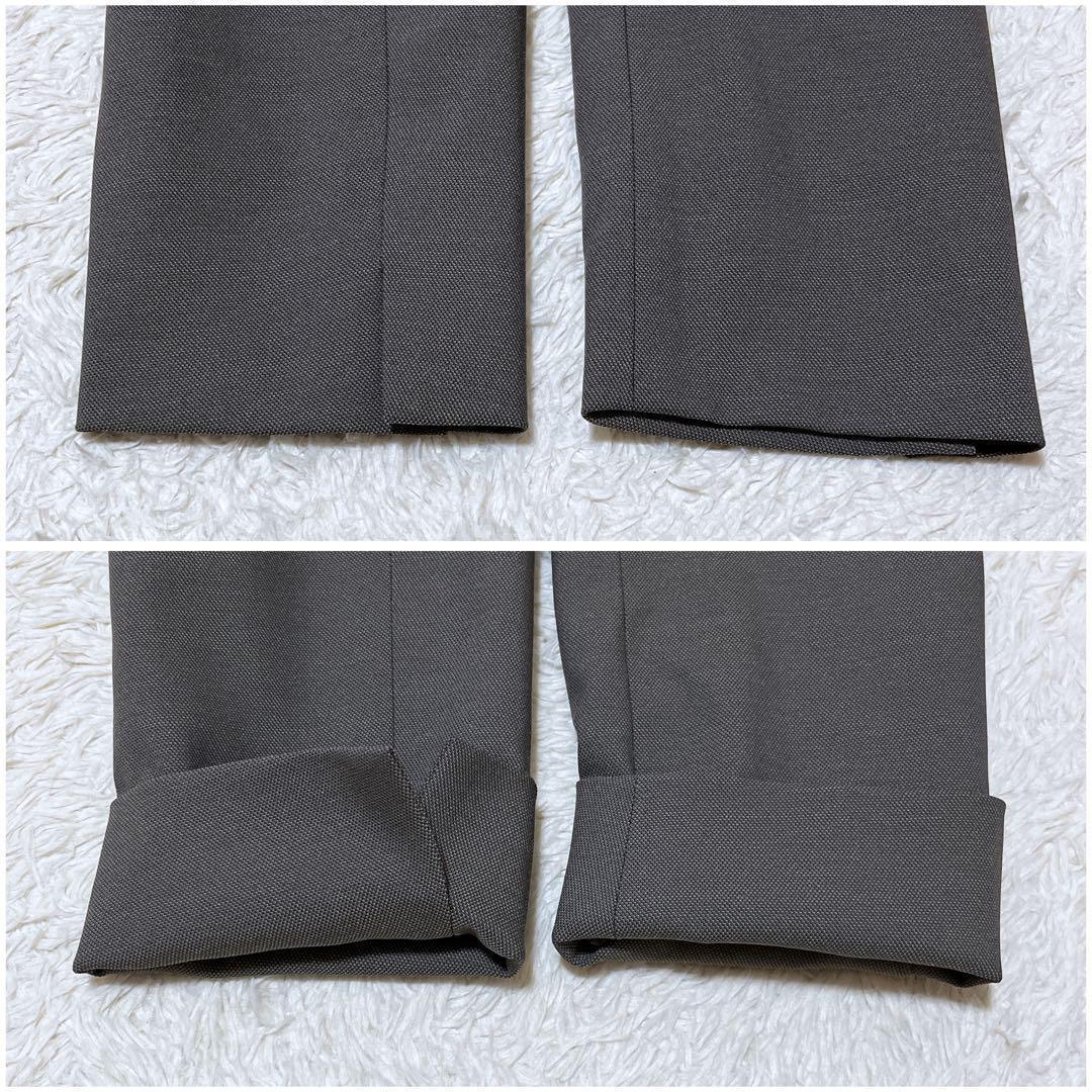 極美品✨グリーンレーベルリラクシング　パンツセットアップ　背抜き　カーキ　40