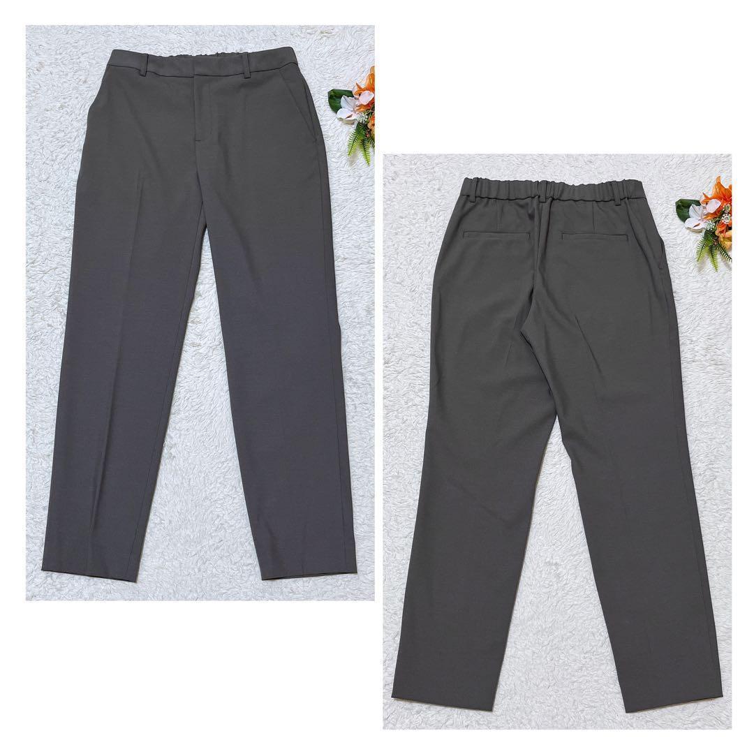 極美品✨グリーンレーベルリラクシング　パンツセットアップ　背抜き　カーキ　40