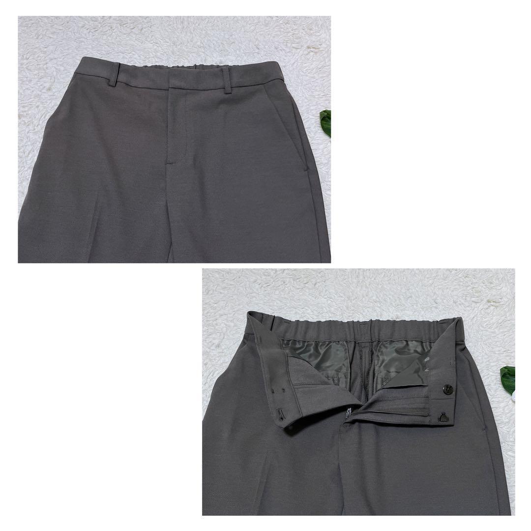 極美品✨グリーンレーベルリラクシング　パンツセットアップ　背抜き　カーキ　40