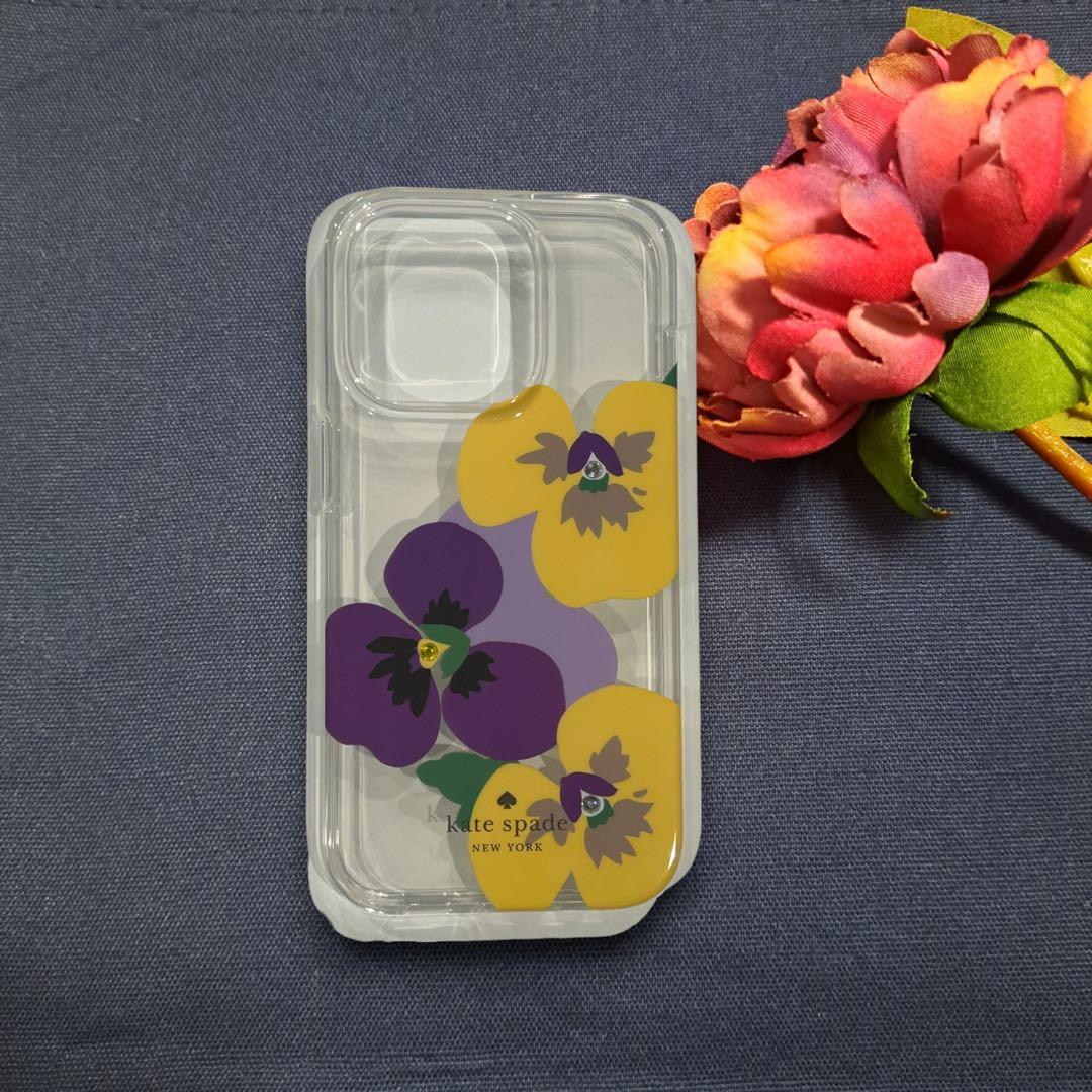KATE SPADE ケイトスペード iPhone14Pro対応ケース クリア