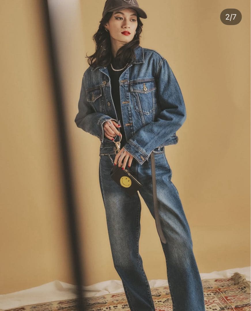 【ラソエヌサーティスリー 】新品Calik Denim デニムパンツ　L