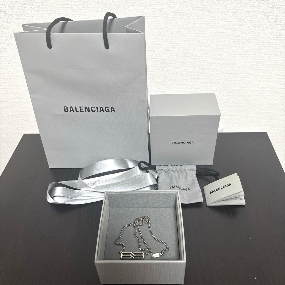 BALENCIAGA シルバーネックレス