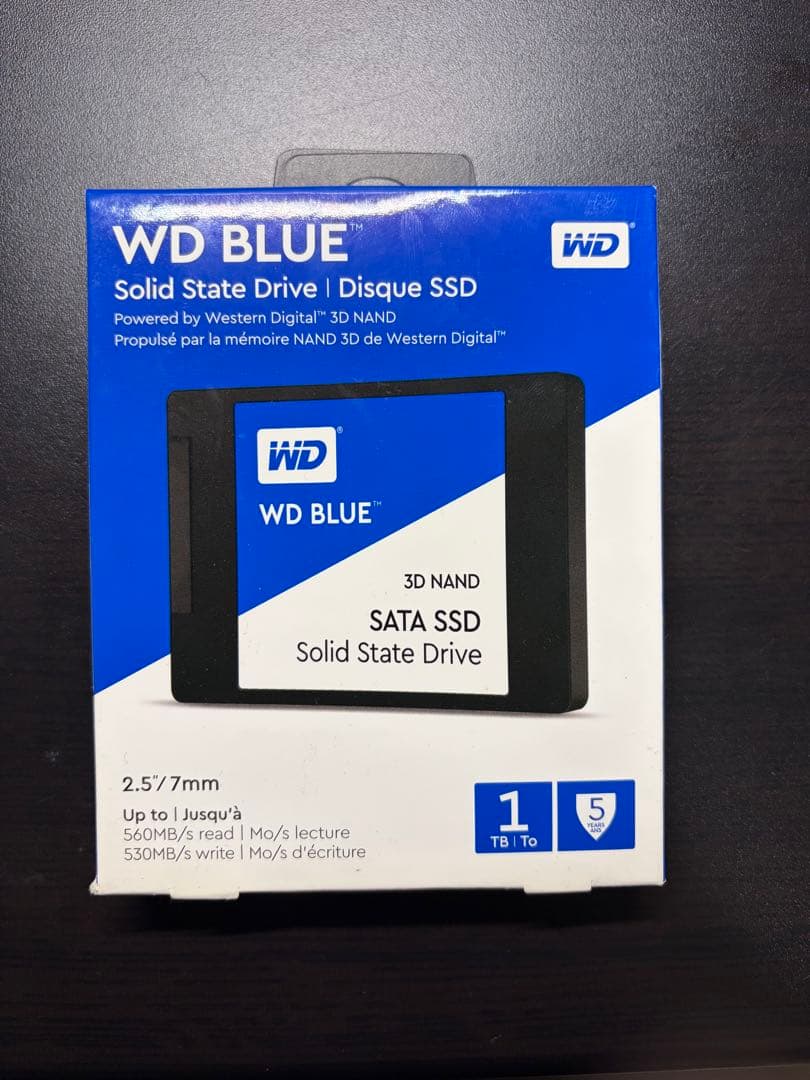 内蔵型SSD WD BLUE 1TB 3D NAND SATA SSD