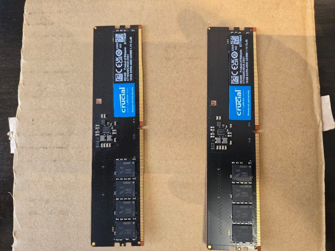 Crucial DDR5-4800 16GB×2 セット 32GB