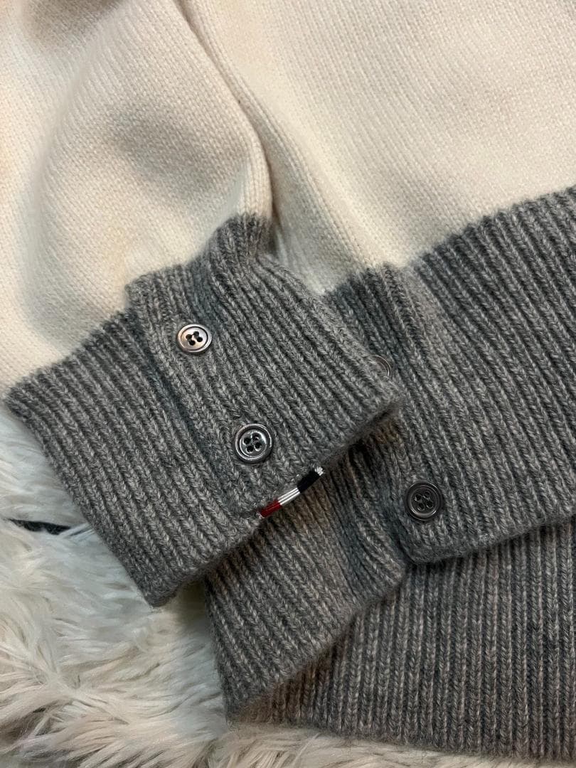 ［美品］トムブラウン　4bar 長袖ニット　ウール100% メンズニット