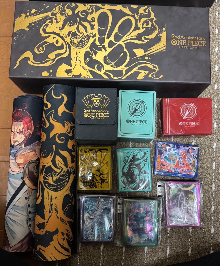 ワンピース　カード　サプライ　デッキケース　スリーブ　プレイマット　セット