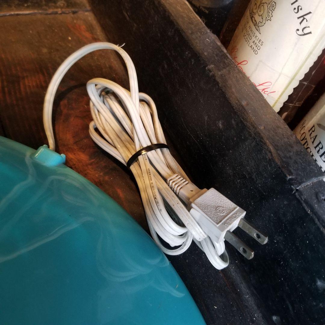 1979年　ポストモダン　大型　日立　扇風機　そよ風　ターコイズ　S-35MK