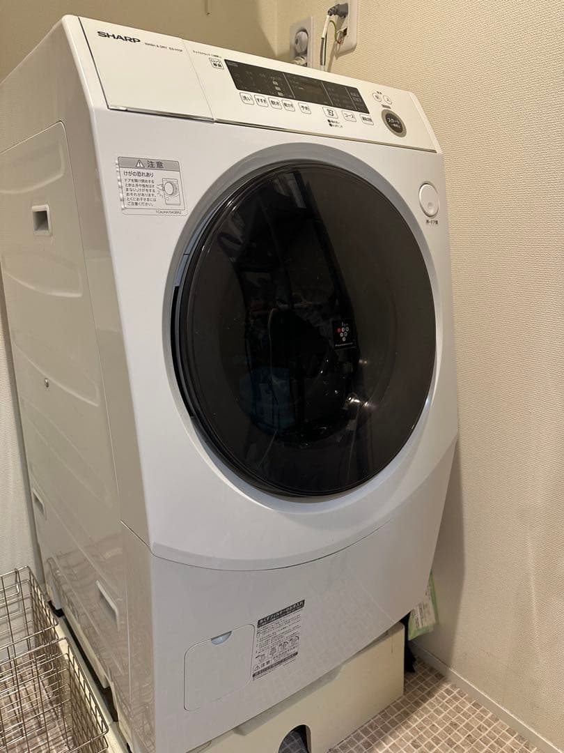 SHARP ドラム式洗濯機 ES-H10F-WL