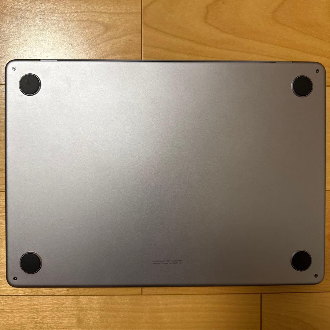 【美品】MacBook Air M2 スペースグレイ バッテリ容量100%