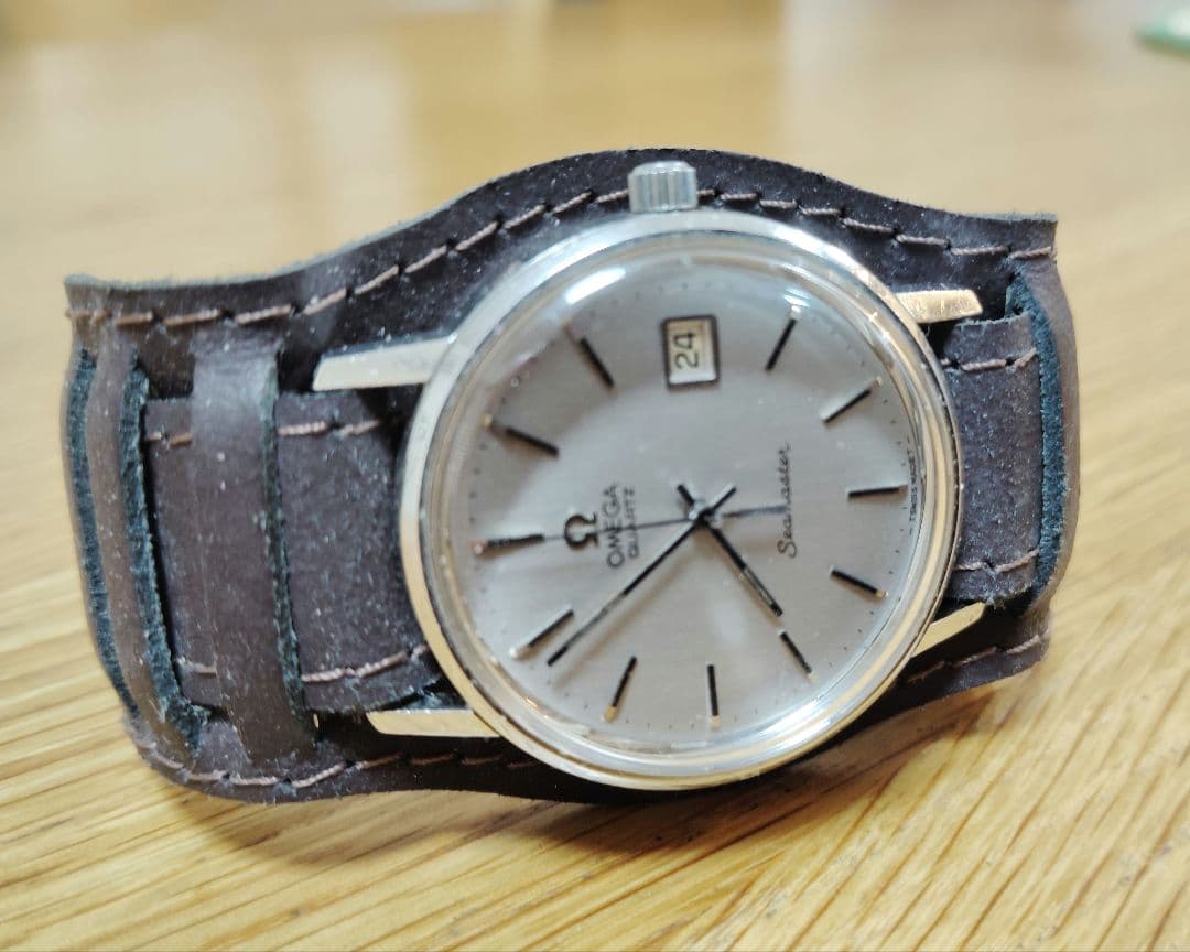 ヴィンテージ　オメガ　シーマスター　オールドクウォーツ腕時計