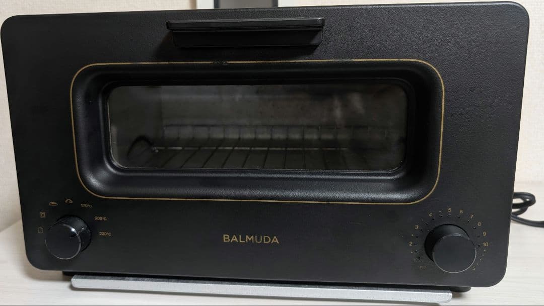 【美品】BALMUDA バルミューダ スチームトースター K01E-KG 黒