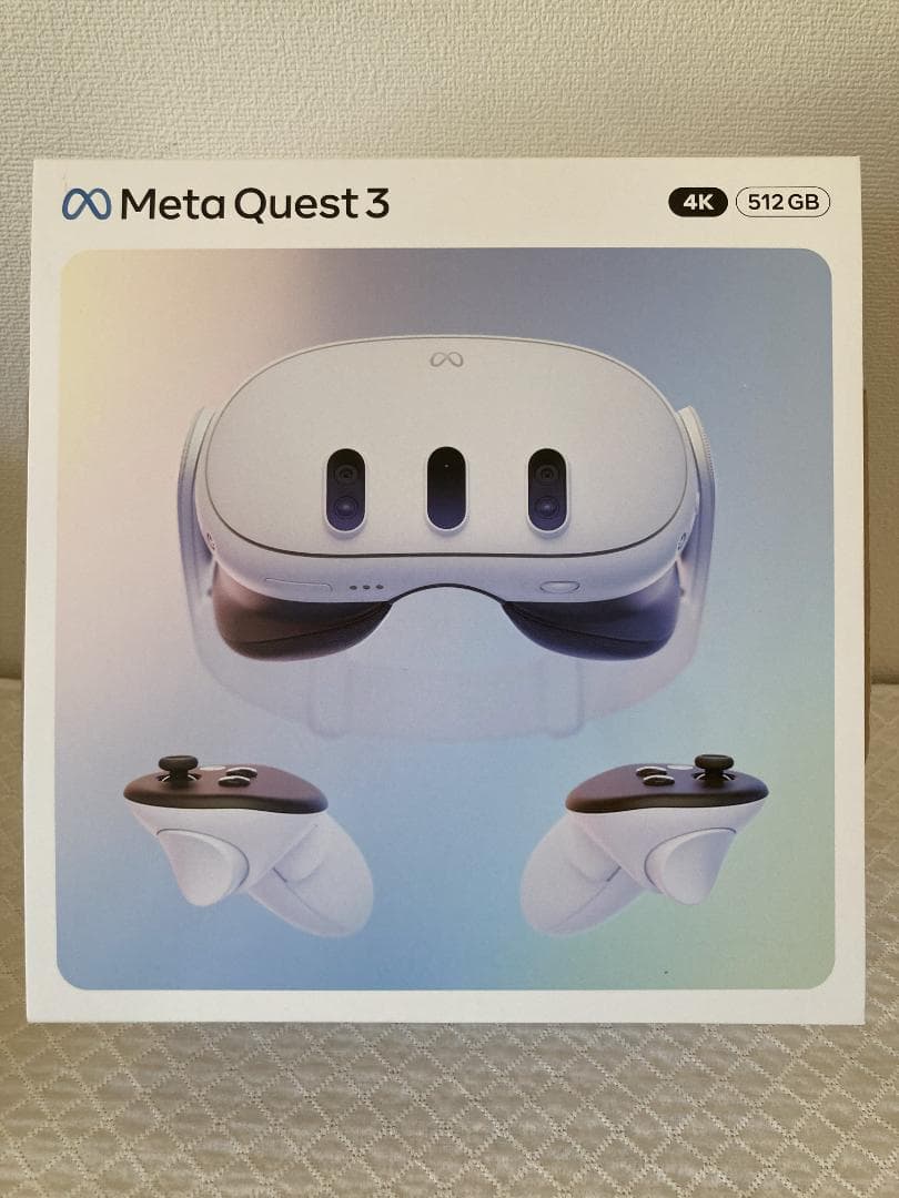 Quest 3 512GB オールインワンVR・MRヘッドセット