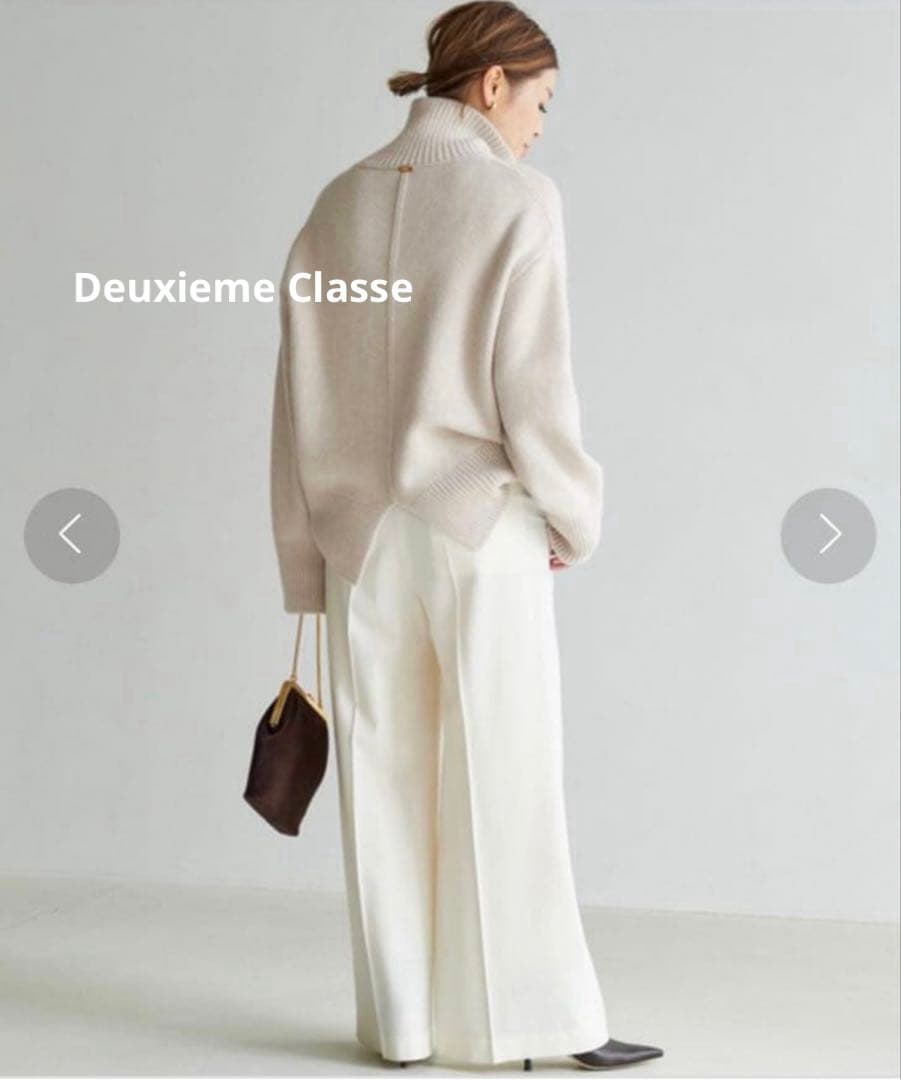 Deuxieme Classe JADE MIDIタートルネックプルオーバー