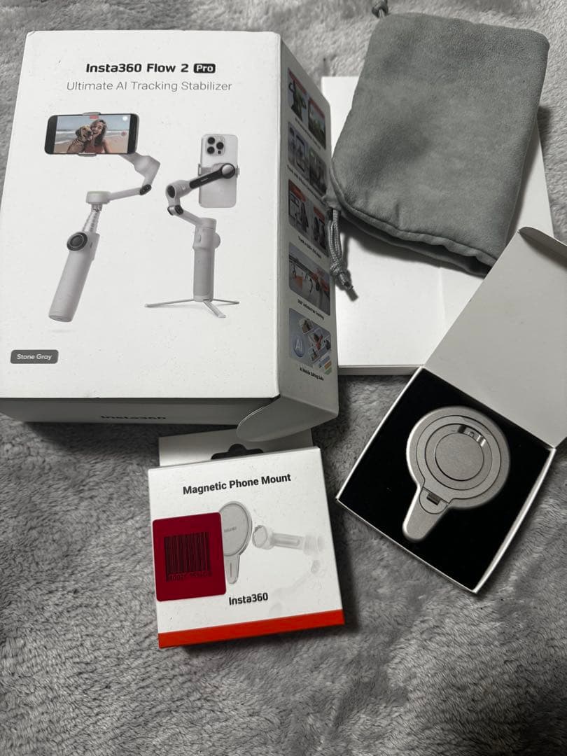 Insta360Flow2Pro 磁気スマートフォンマウント付き