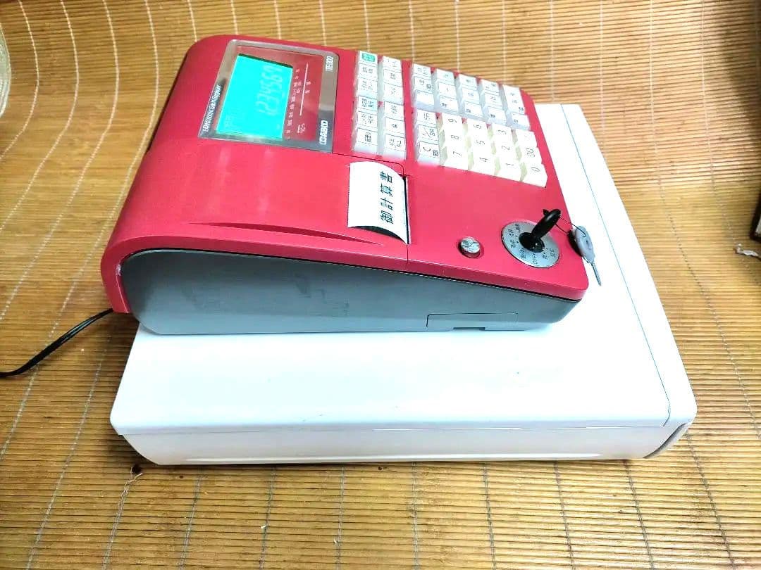 カシオレジスターTE-300　　フル設定無料　 送料無料　人気機種2501301