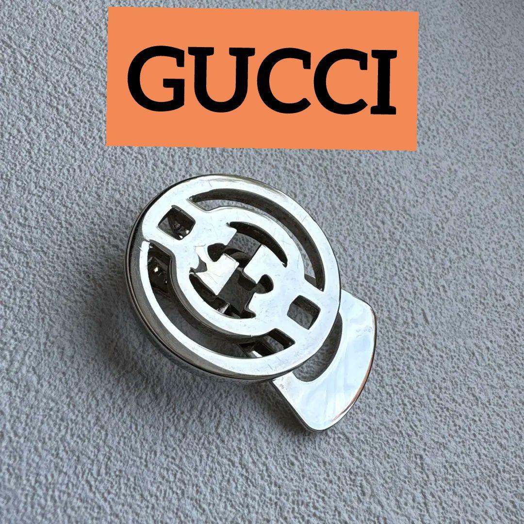 GUCCI Moneyclip マネークリップ　インターロッキングG