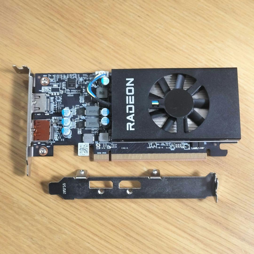 玄人志向 Radeon RX 6400 ロープロ対応 LP対応 箱なし グラボ