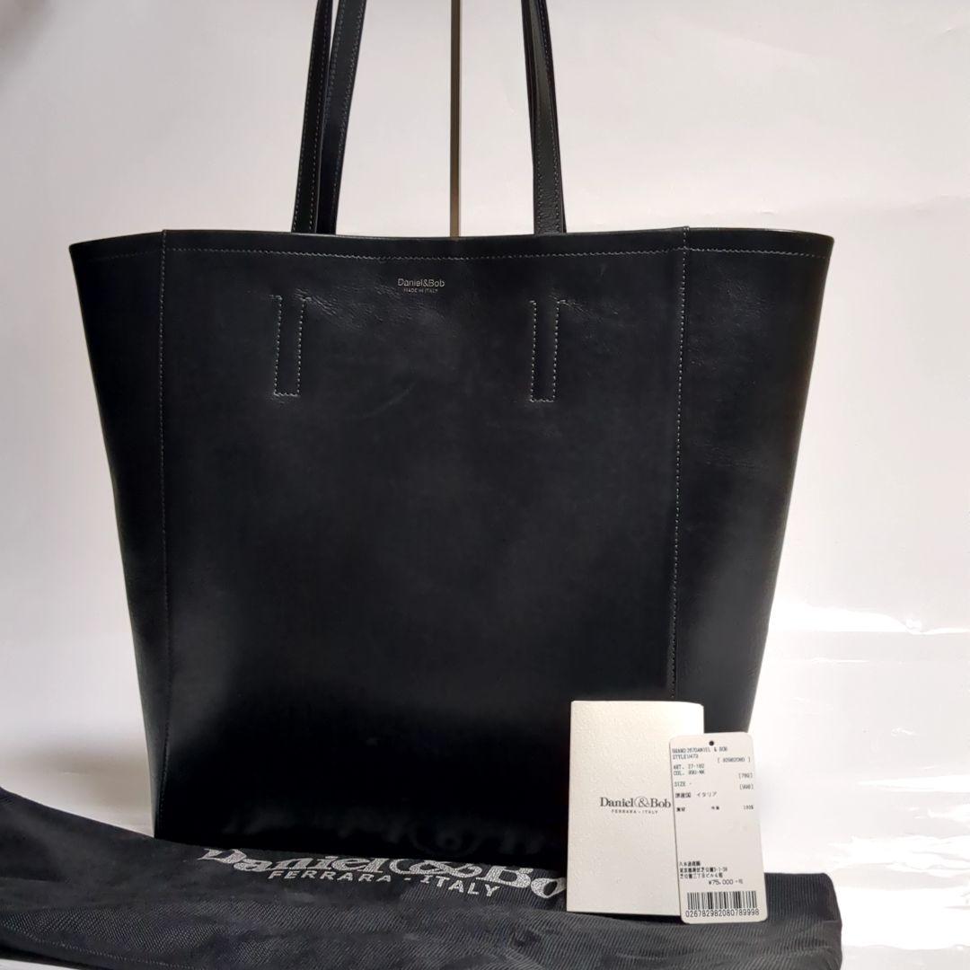 ✨美品✨ダニエル&ボブ OTELLO トートバッグ ブラック レザー ロゴ