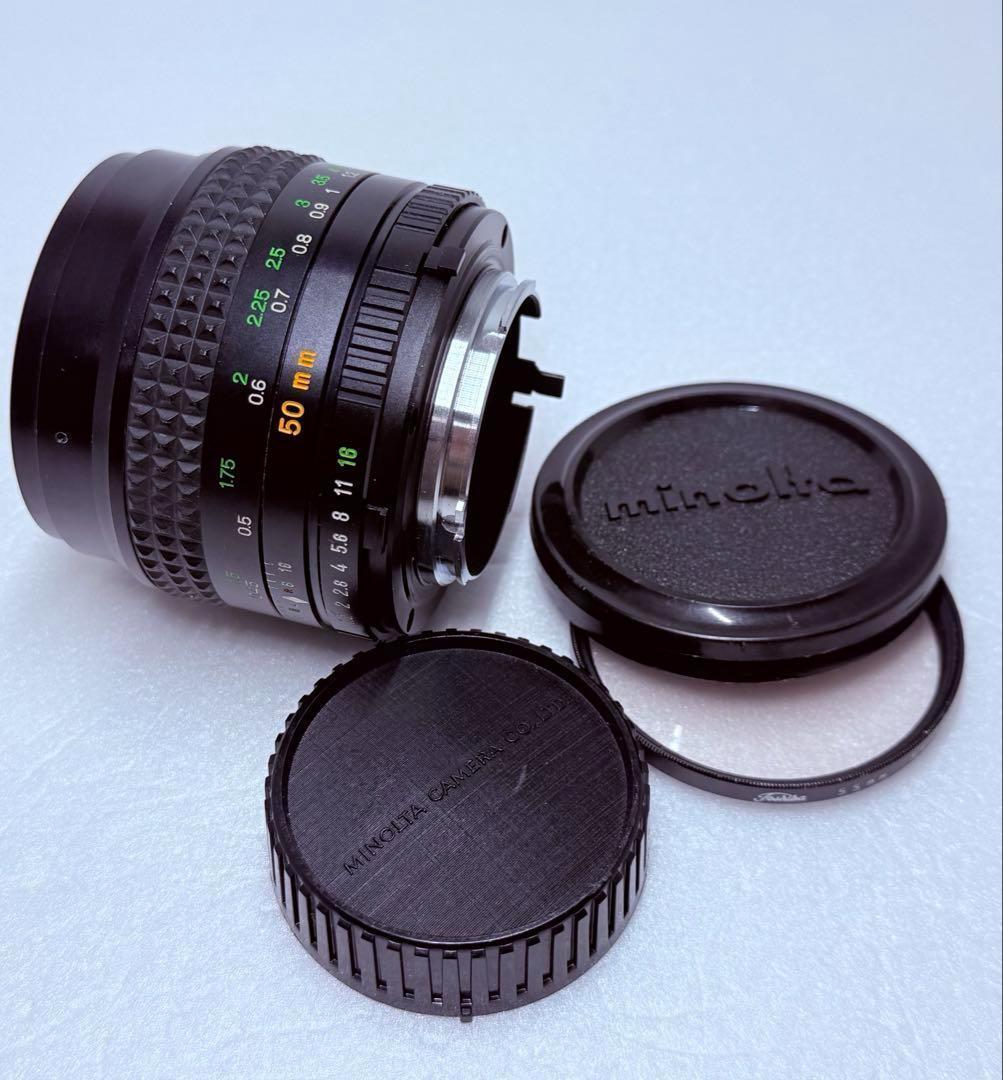 Minolta MD ROKKOR 50mm F1.2 各種動作良好