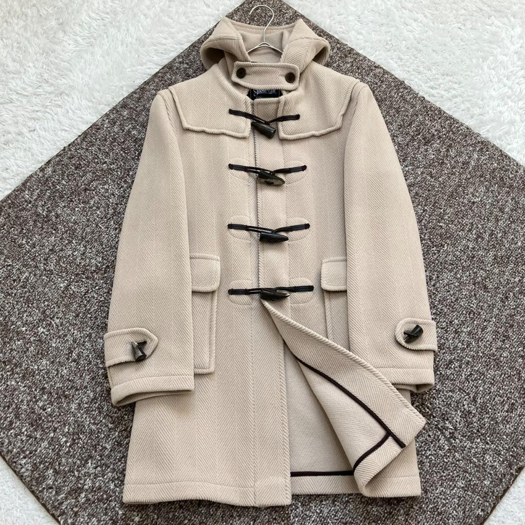 最上級キングストン✨極美品✨グローバーオール ダッフルコート ヘリンボーン