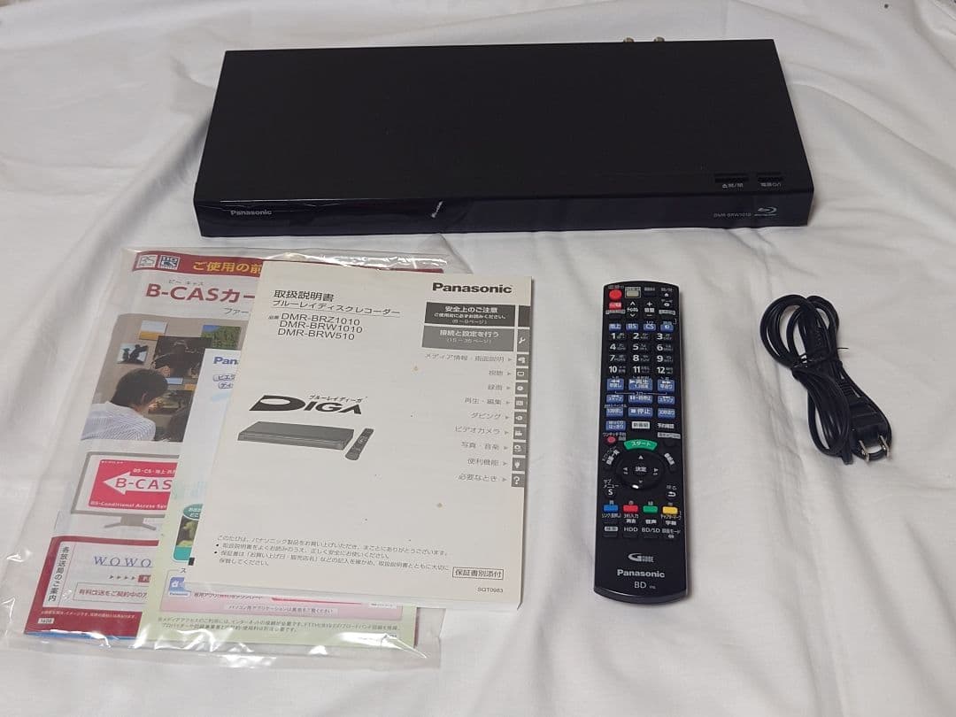 Panasonic DIGA DMR-BRW1010 BD/DVDレコーダー