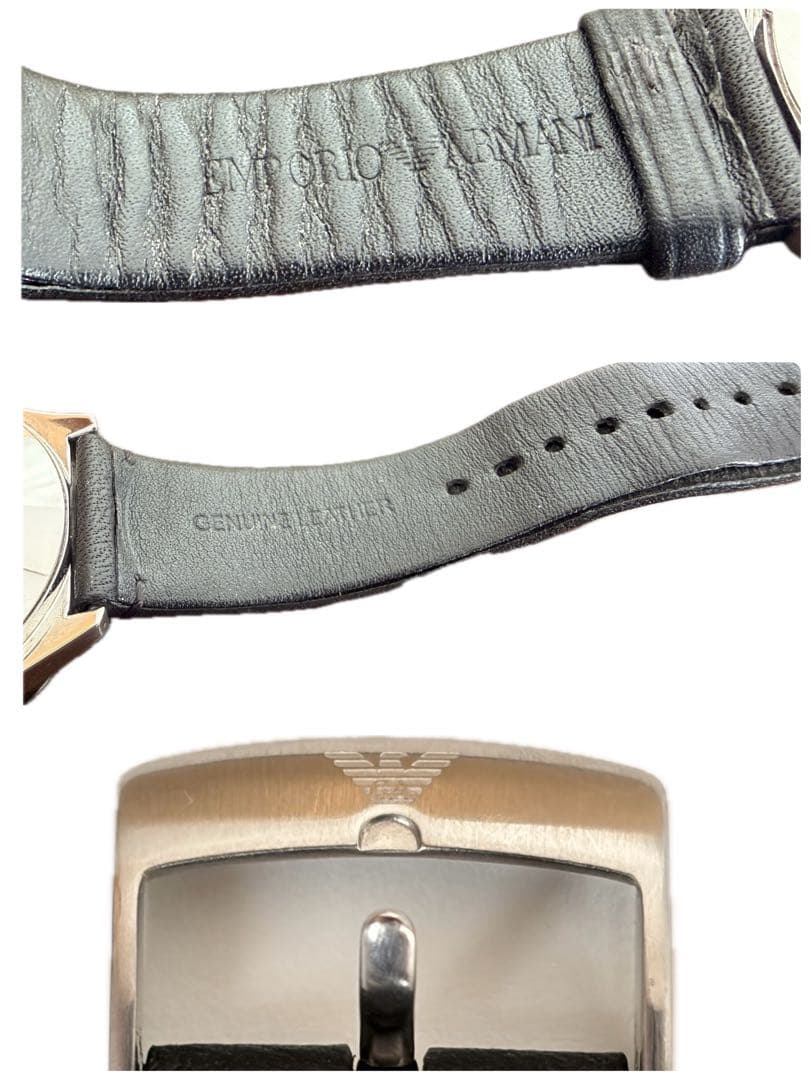 エンポリオアルマーニ AR60003 スケルトン 自動巻き 腕時計 稼働