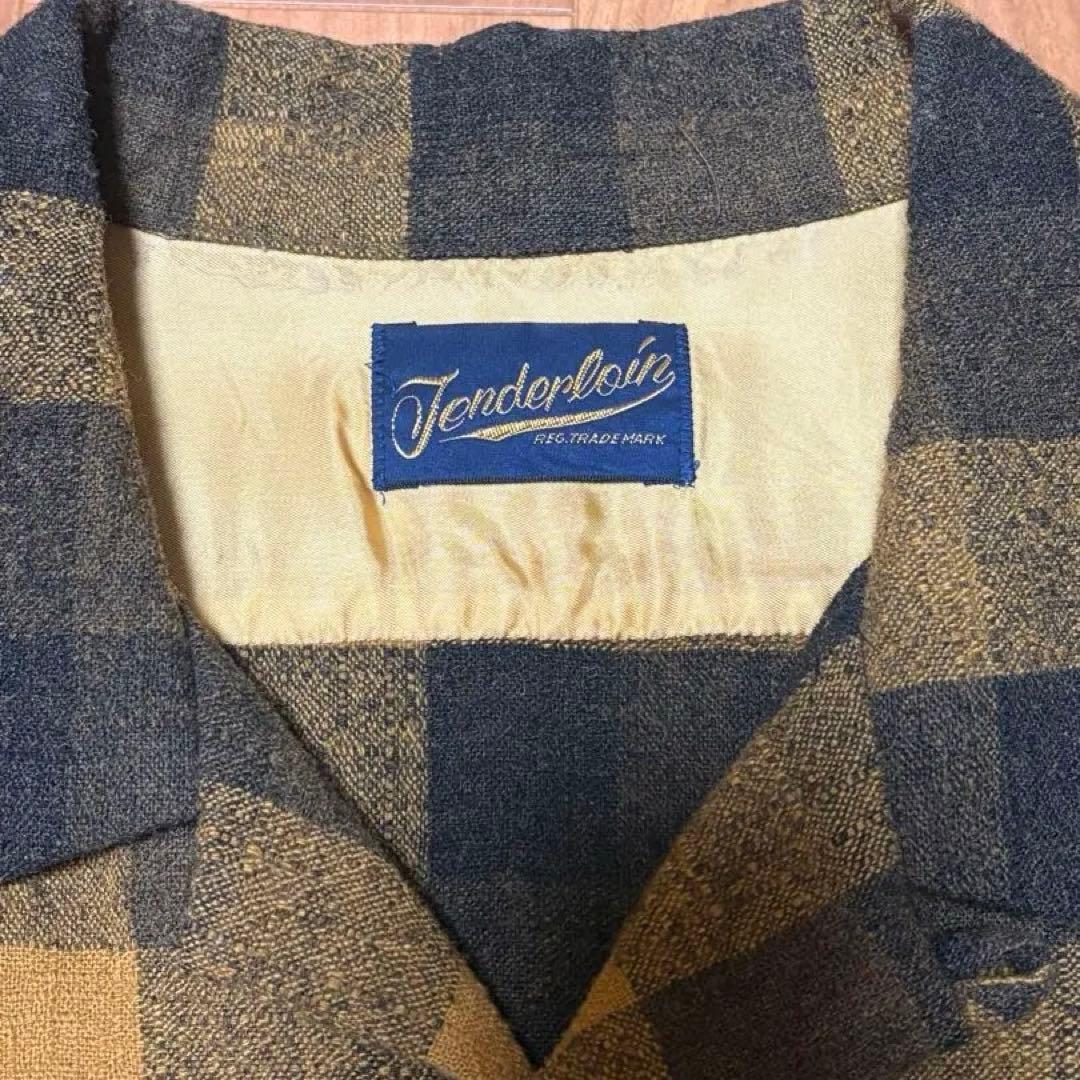 Tenderloin T-wool ウールシャツ　イエロー