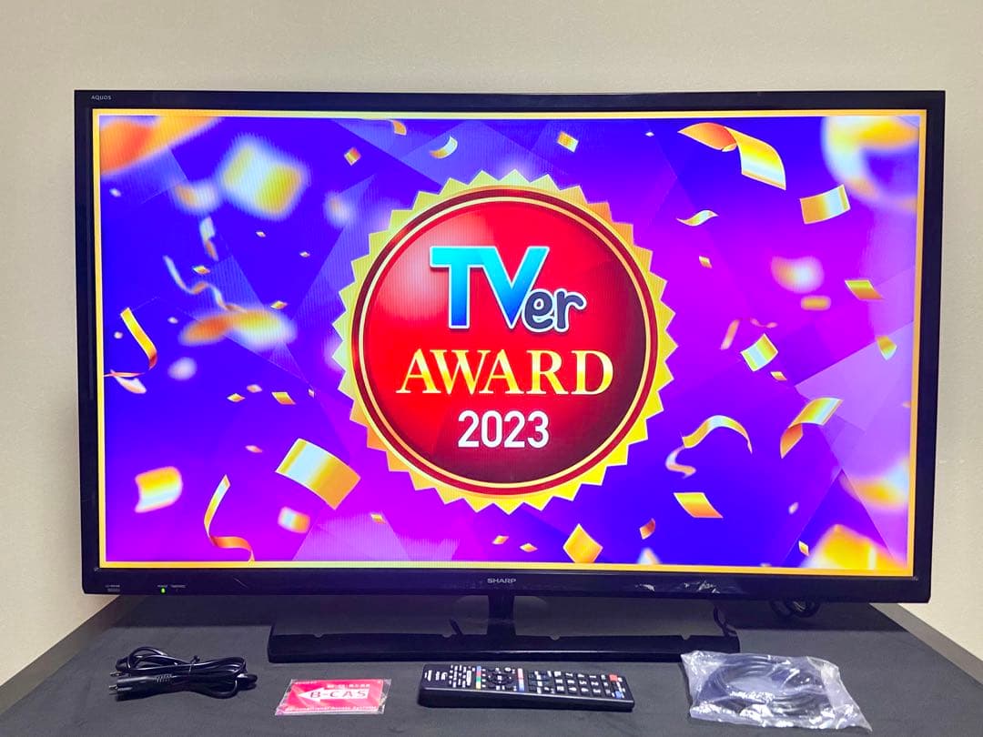 シャープ 40型液晶テレビ 40H40（2017年製）◆互換リモコン・B-CAS