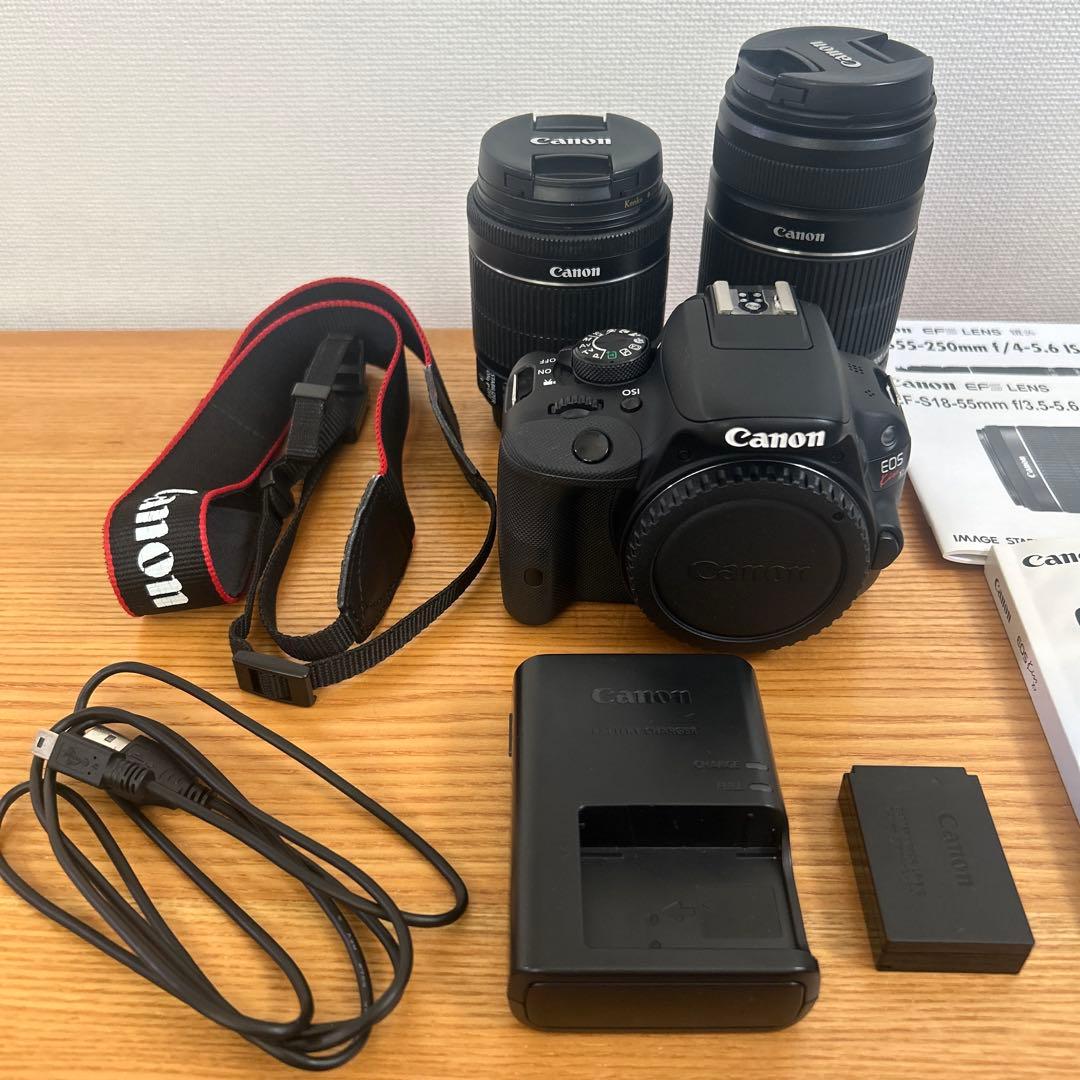 Canon EOS Kiss X7 デジタル一眼レフカメラ　ダブルズームキット