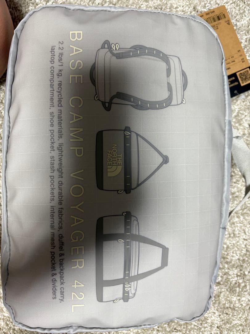 ノースフェイス　リュックにもなるボストンバッグ