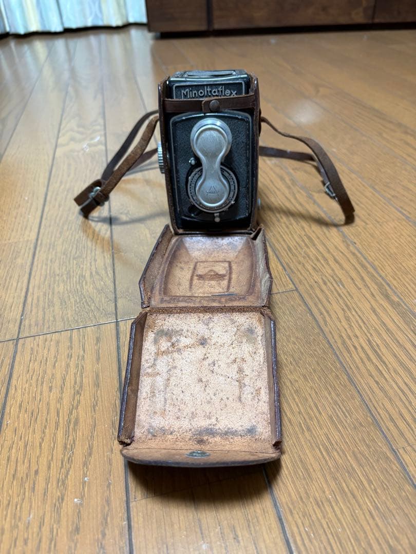 Minoltaflex フィルムカメラ レザーケース付き