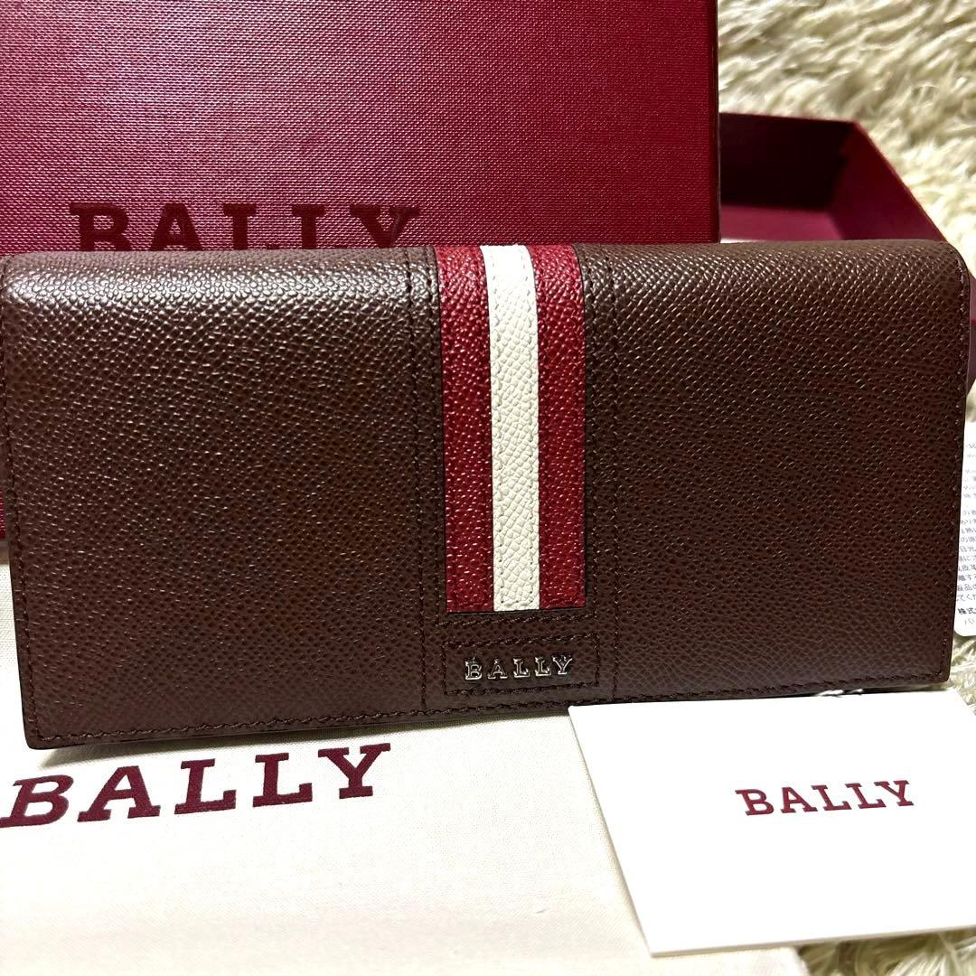 【ほぼ新品】 BALLY 長財布 サフィアーノ トレインスポッティング ブラウン