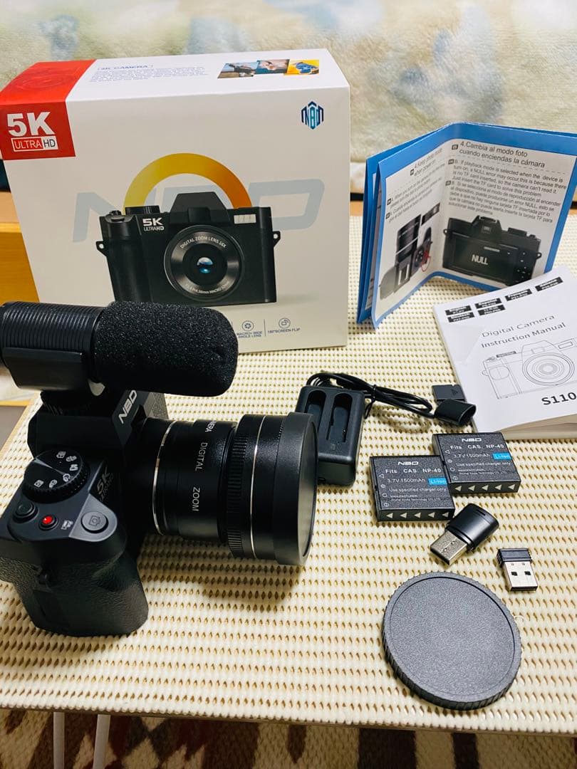 NAD 5K ULTRA HD ミラーレスカメラ