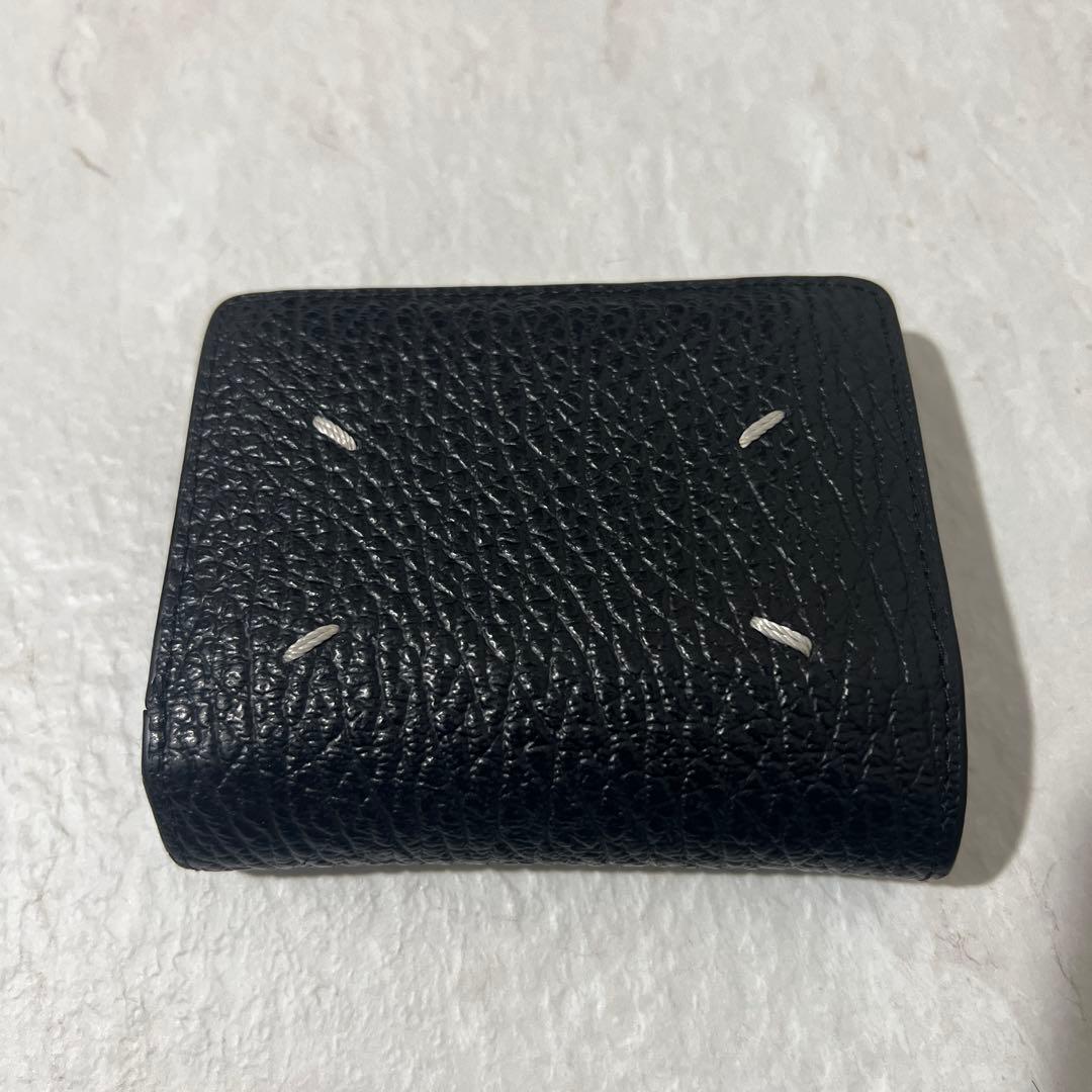 Maison Margiela ブラックレザー　2つ折り財布