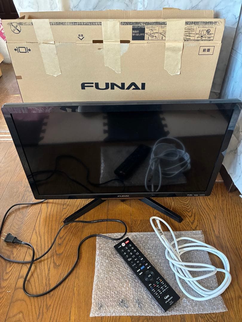 (美品)フナイ 24V型 液晶テレビ FL-24H2010 2018年式