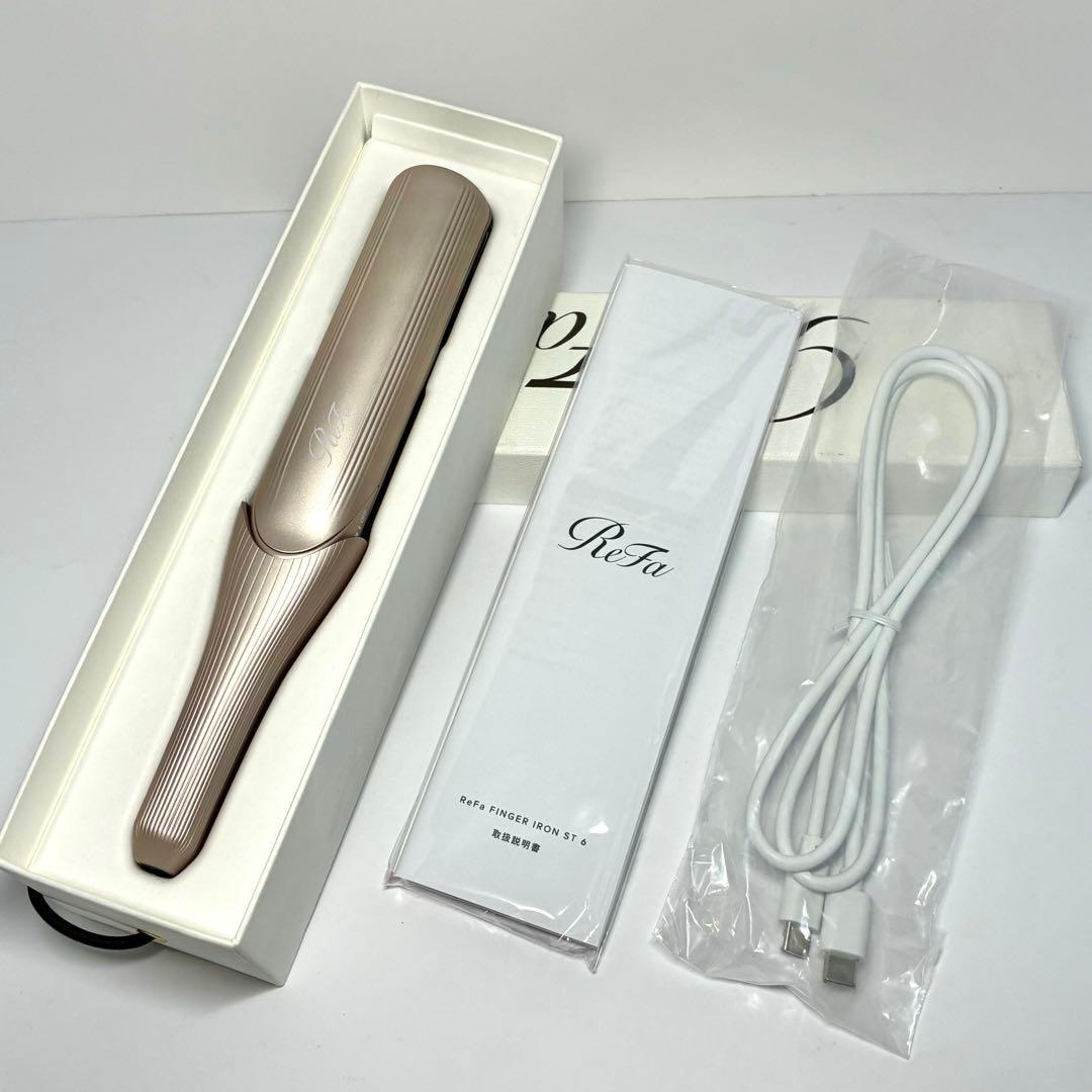 【美品】リファフィンガーアイロン ST RE-BL-04A シャンパンゴールド