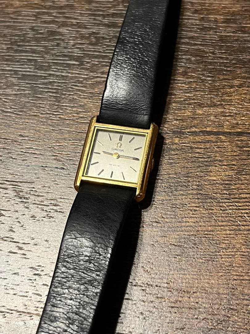 OMEGA デビル　タンク　DEVILLE ゴールド　ヴィンテージ　手巻き式