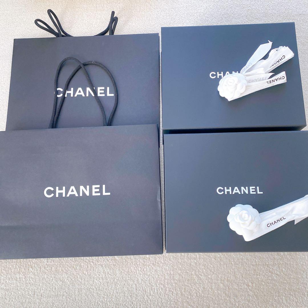 CHANEL バッグギフトボックス　空箱　ショップ袋