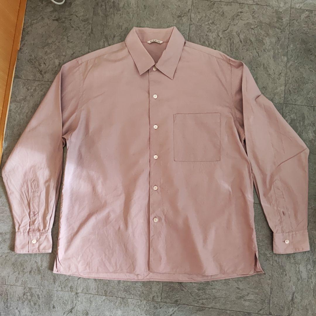 サイズ3 WASHED FINX TWILL BIG SHIRTS