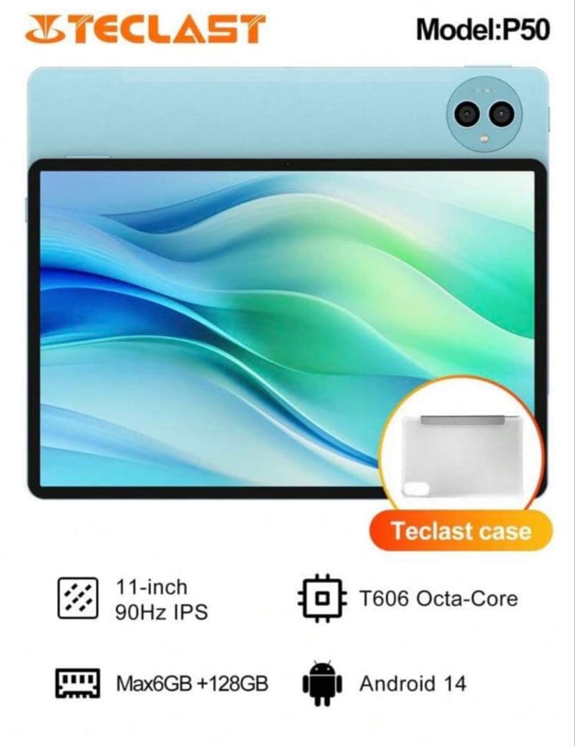 Teclast P50 タブレット 11インチ 90Hz IPS