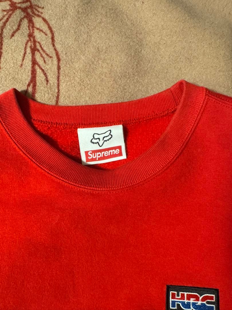トップス supreme19AW/Honda Fox Racing HRCCREWNECK