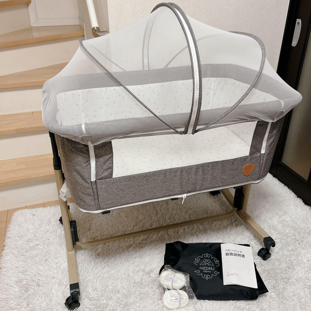 HZDMJ プレイヤードプレイヤード ベビーベッド 折りたたみ 2022改良版